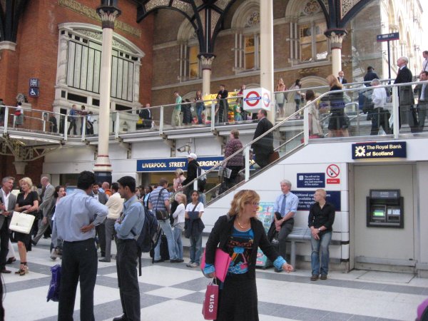 La stazione di Liverpool Street.
