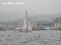 Barche a vela di fronte a Piazza Unità (Barcolana 2004). - Clicca per ingrandire la foto...